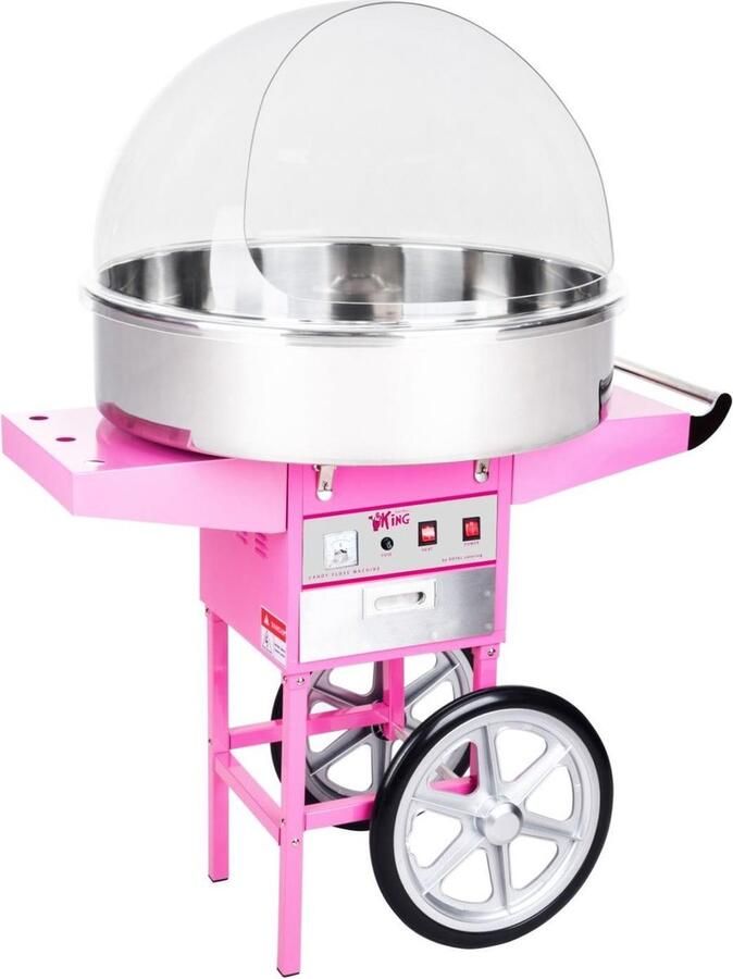 Royal Catering Suikerspinmachine 72 cm 1200 watt inclusief onderstel