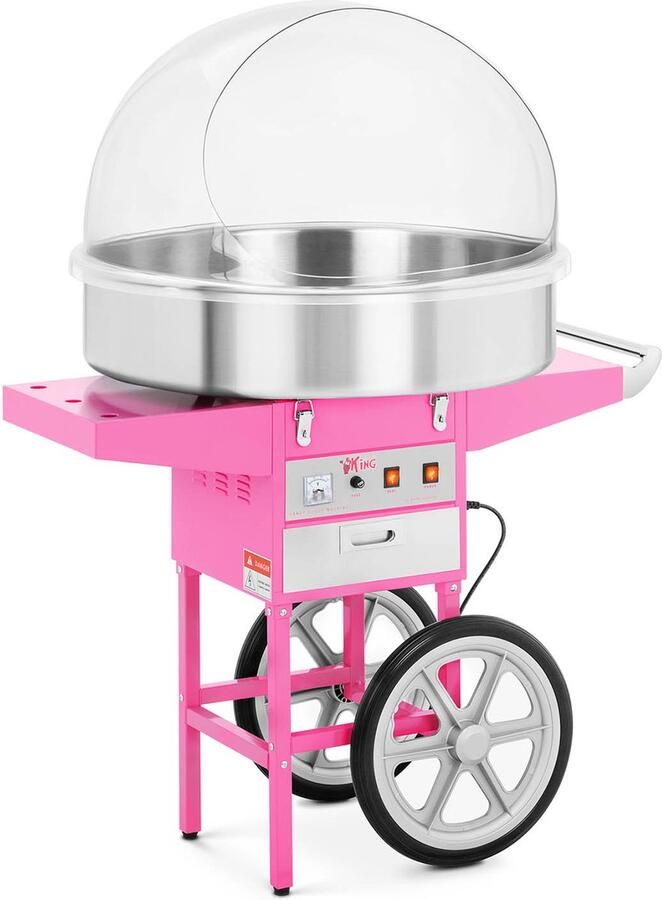Royal Catering Suikerspinmachine 72 cm 1200 watt inclusief onderstel