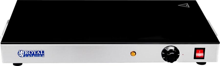 Royal Catering Warmhoudplaat 260 Watt Glazen oppervlak