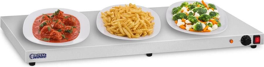 Royal Catering Warmhoudplaat 600 W Roestvrij 100 cm