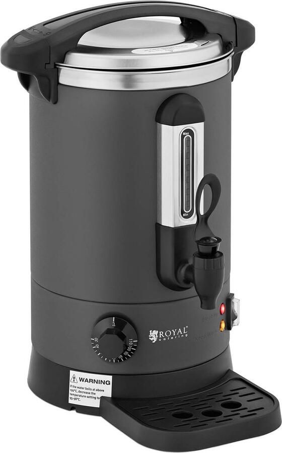 Royal Catering waterkoker 6.1 L 1500 W Lekbak Grijs