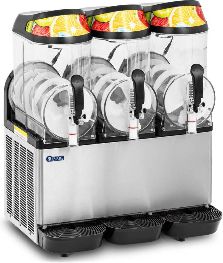 Royal Catering Slushmachine 3 x 12 L LED-verlichting digitaal bedieningspaneel Koninklijke Horeca - Foto 2