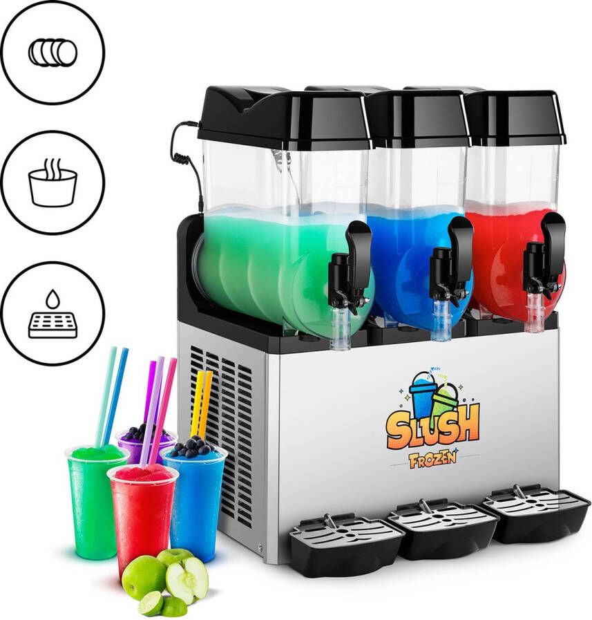 Royal Catering Slush Puppy Machine Slush maker 3 x 12 L - Foto 2