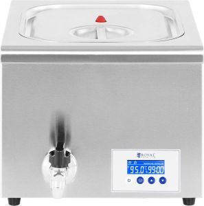 Royal Catering Sous-vide fornuis 500 W 30-95 ° C 16 l LCD