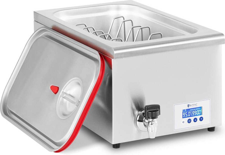 Royal Catering Sous-vide fornuis 700 W 30-95 ° C 24 l LCD
