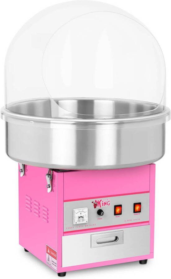 Royal Catering Suikerspinmachine 52 cm 1200 W Spatbescherming