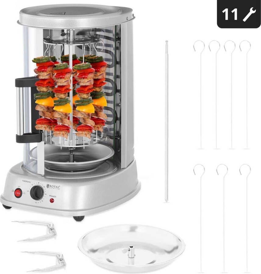 Royal Catering Verticale grill 3-in-1.500 W 21 L Multi Grill Gyrosgrill Kebabgrill - Foto 1