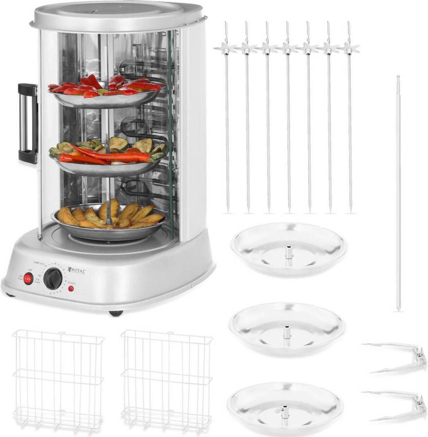 Royal Catering Verticale grill 4-in-1.800 W 31 L - Foto 1