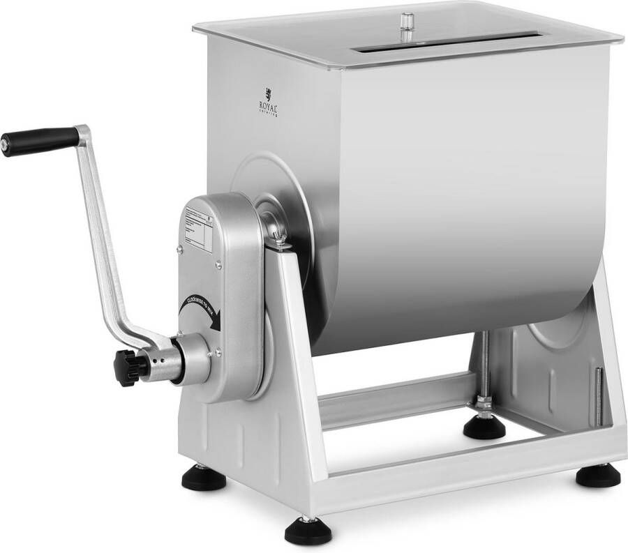 Royal Catering Vleesmixer 28 L roestvrij staal handmatig