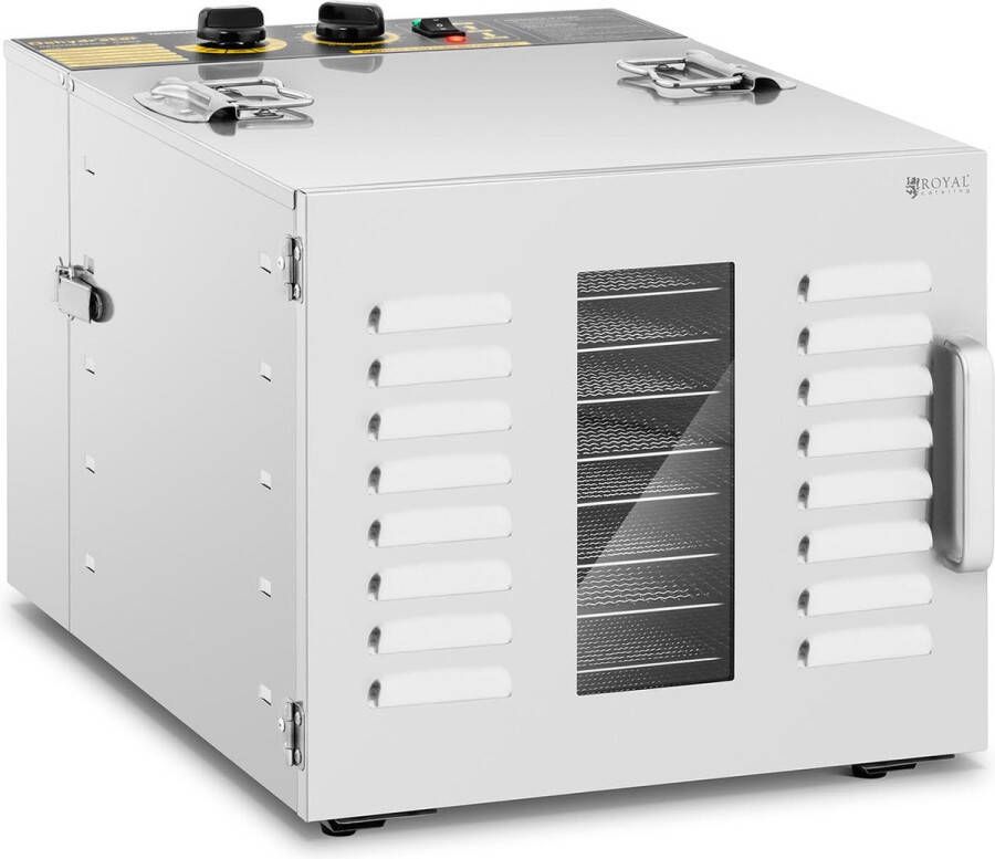 Royal Catering Voedsel Droger 1.000 W 10 rekken