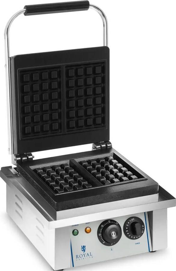Royal Catering Wafelijzer 2.000 Watt rechthoekig