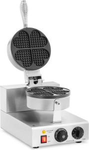 Royal Catering Wafelijzer hartvormig 1000 W timer 0 5 min