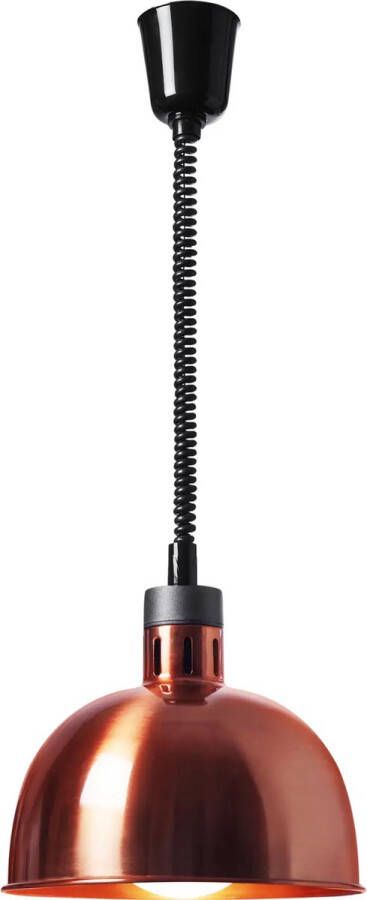 Royal Catering warmtelamp koper 29 x 29 x 29 cm royal_catering staal in hoogte verstelbaar