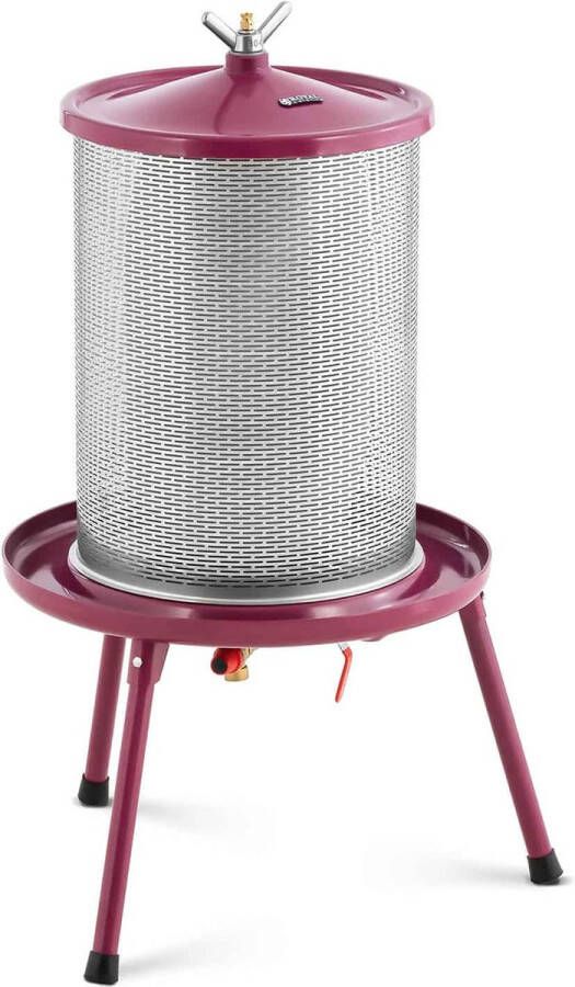 Wiesenfield Royal Catering Wijnpers RVS ijzer 40 l 3 bar incl. 5 persdoeken Royal Catering