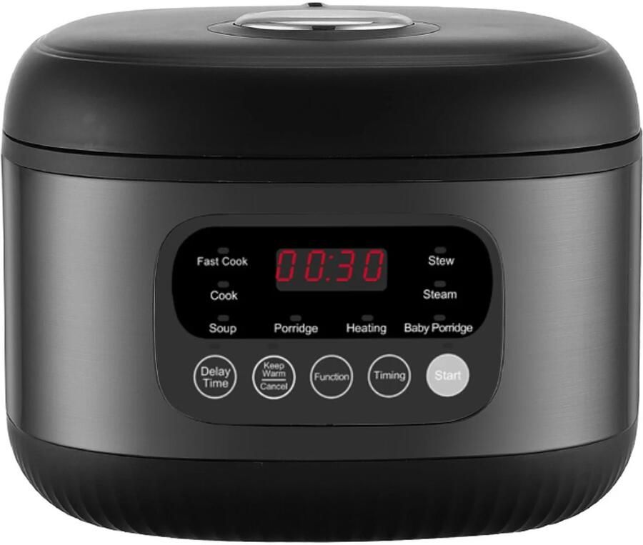 Royal Star Royalstar 3 L Elektrische Rijstkoker – RFBS30RW – Grote Capaciteit – Automatisch Koken & Warmhouden – RVS Binnenpan – Huishoudelijk Keukenapparaat