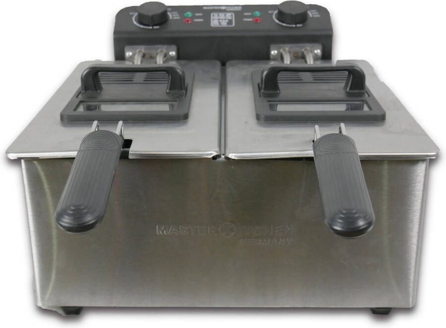 Royal Swiss Dubbele friteuse 2 x 3L 4000 watts