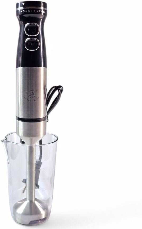 Royal Swiss Handmixer met Twee Snelheden en 650ml Roestvrijstalen Bekerglas Krachtige Mixprestatie variabele snelheid - Foto 2
