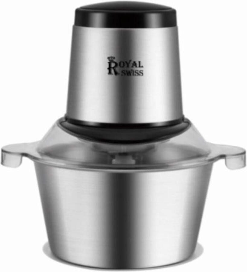 Royal Swiss Roestvrij staal Multi hakmolen 1.8L 300W