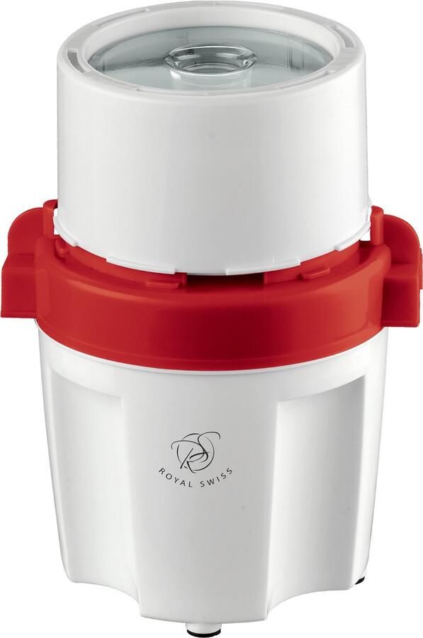 Royal Swiss Power Chopper 500W – Hakmolen & Vleesmolen – 350ml RVS Snijbeker – Krachtige Hakker voor Groenten Vlees Noten & Kruiden – Compact & Snel – Makkelijk Schoon te Maken