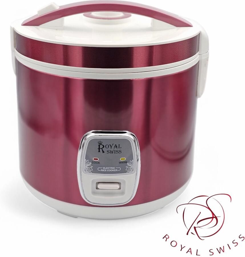 Royal Swiss Rijstkoker Professioneel Rijstpan Complete pakket Met accessoires Pan Snelkookpan Keukenmachine BESTSELLER 2023 MODEL