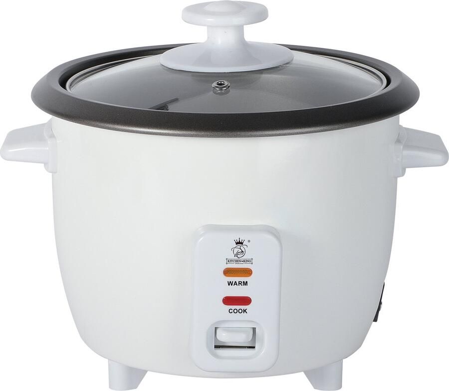 KING KITCHEN Rijstkoker Kitchen King RS-022 1 5L 300 W Wit en Zwart