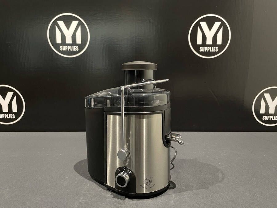 Royal Swiss Sap centrifuge BESTSELLER Professioneel Centrifuge Sapcentrifuge 2023 model 600W Met opvangbak Extra sterk Mixer Blender Hakmolen SPECIALE UITGAVEN