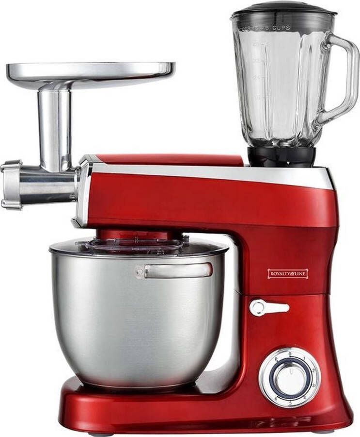 Royalty line 3-in-1 Keukenmachine 1900W 6.5L Rood