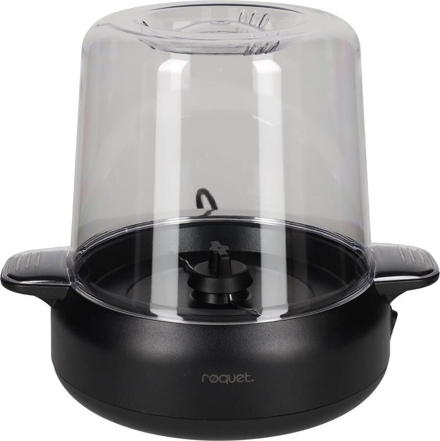 RØQUET Popcornmachine – Hetelucht Popcorn Maker – Popcorn Apparaat – Zwart