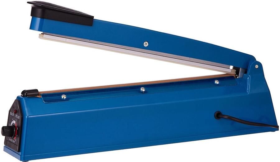 Ruijingsky Foliesealmachine Geschikt voor het sealen van papieren zakken tot 300 mm diameter Pulszaksealmachine Handmatige sealmachine Stripsealmachine Lengte 40 cm Hoogte 12 5 cm
