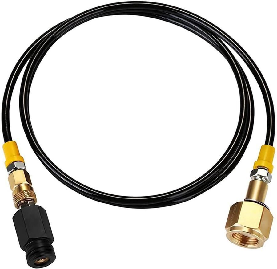 Ruijingsky SodaStream adapter slangset met W21.8x1 14 adapter voor Soda Club Alco Jet SodaStream apparaten en CO2-cilinders snelle montage 1 5 meter CO2-slang