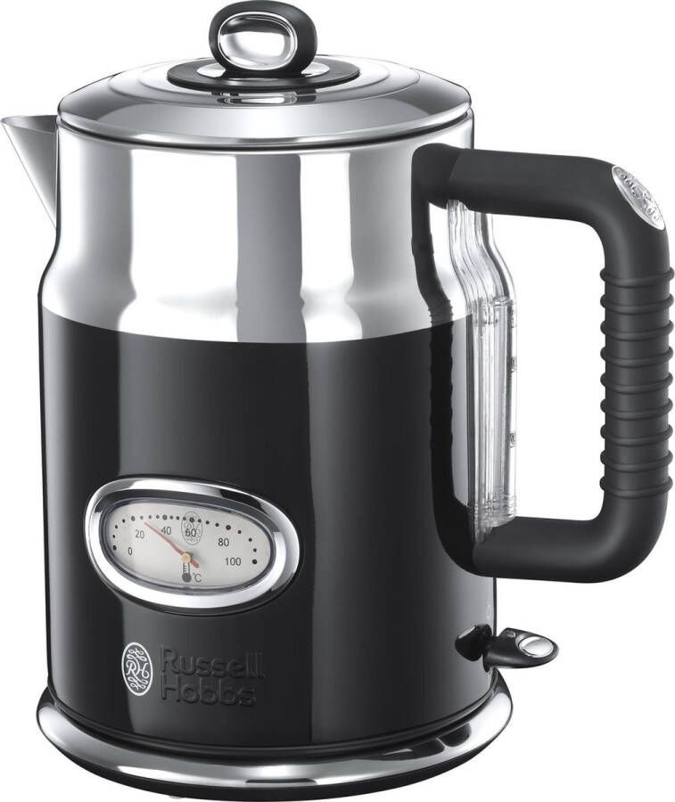 Russell Hobbs 21671-70 Retro Classic Noir Waterkoker Zwart