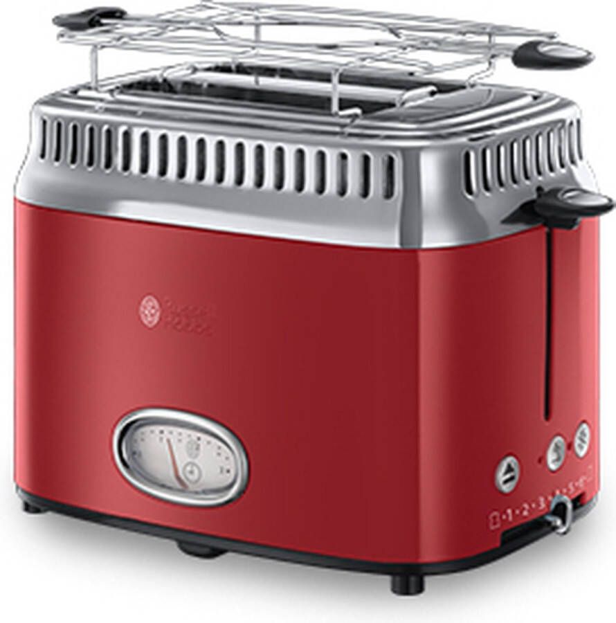 Russell Hobbs 21680-56 Retro Ribbon Red Broodrooster Rood - Foto 2
