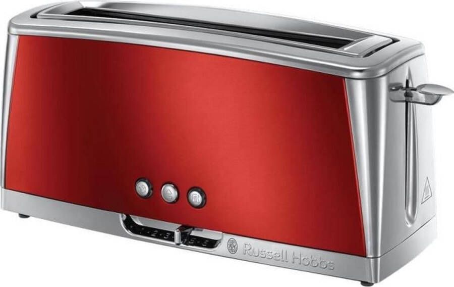 Russell Hobbs 2325056 broodrooster luna solar red long | Broodroosters | Keuken&Koken Keukenapparaten | 23250-56 - Foto 2