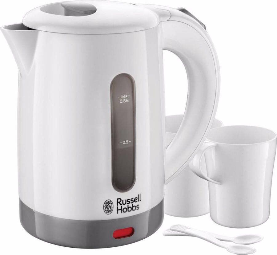 Russell Hobbs 23840-70 Travel Reiswaterkoker Geschikt Op De Camping Wit