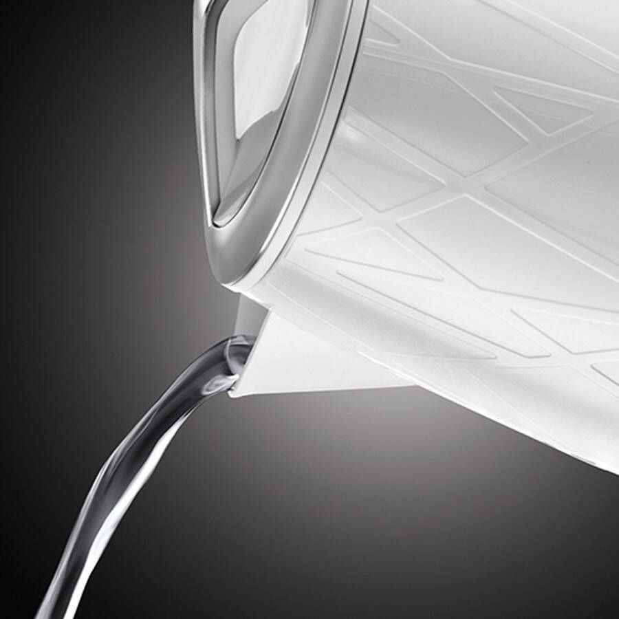 Russell Hobbs 28080-70 Kettle 1.7L structuur snelle ebullition verbruikt minder energie 360 ° multidirectionele basis wit - Foto 2