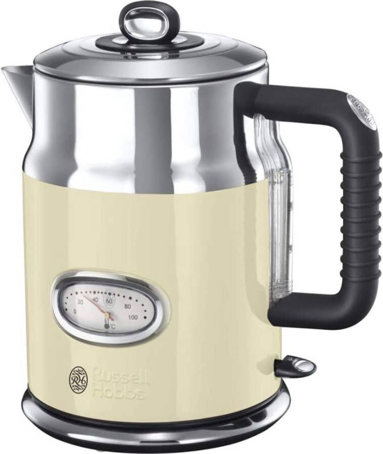 Russell Hobbs 21672-70 Retro Vintage Cream Waterkoker Crème