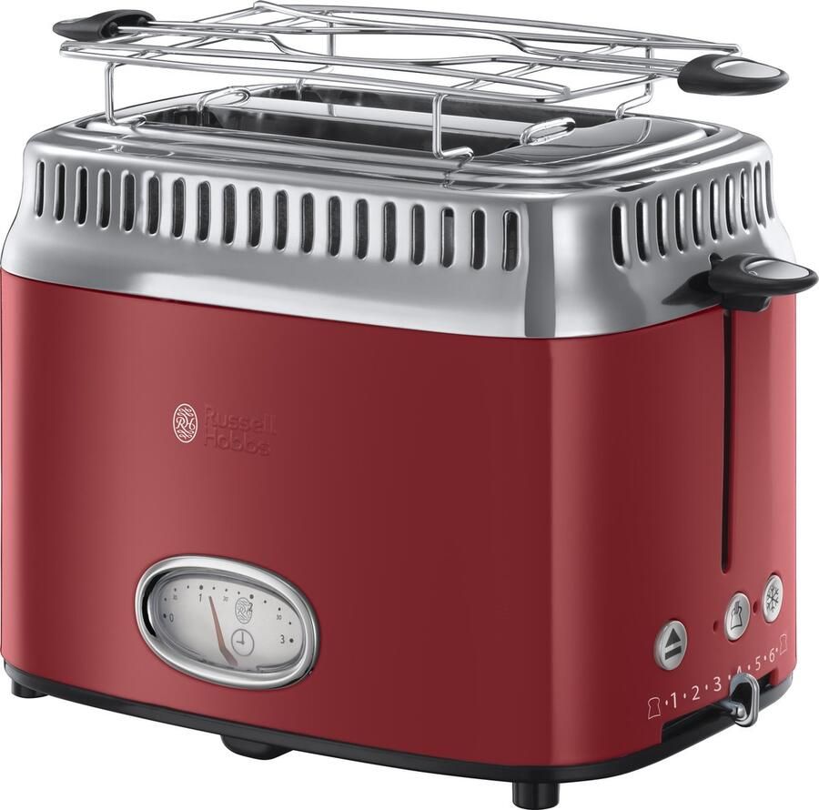 Russell Hobbs 21680-56 Retro Ribbon Red Broodrooster Rood