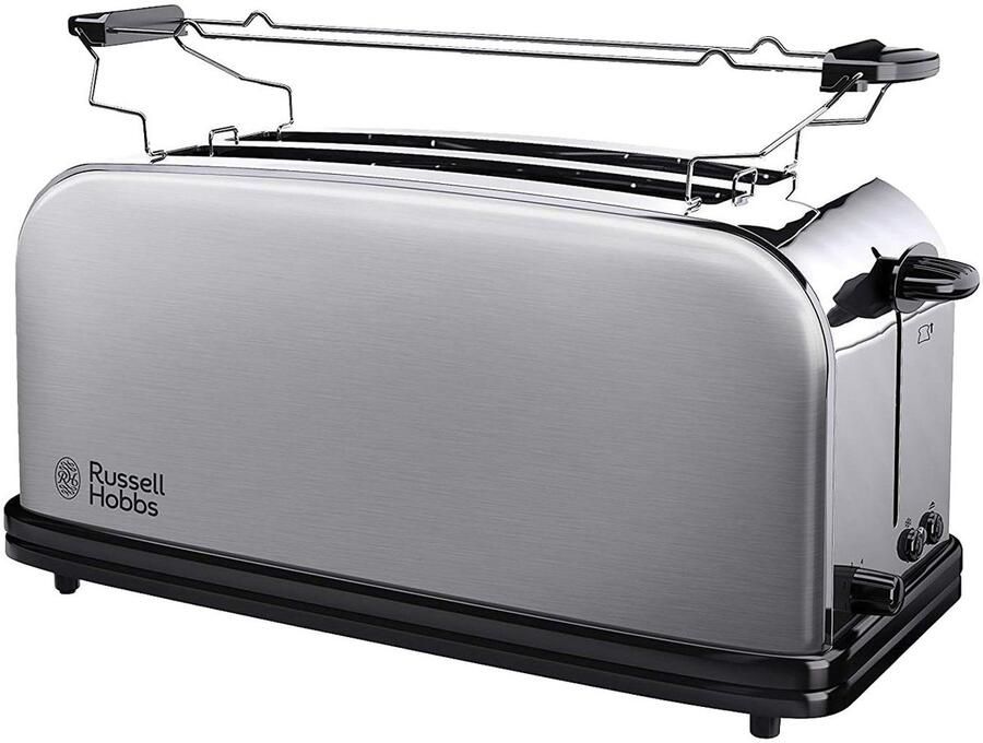 Russell Hobbs Adventure Brushed Long Slot 4S 23610-56 | Broodroosters | Keuken&Koken Keukenapparaten | 23610-56