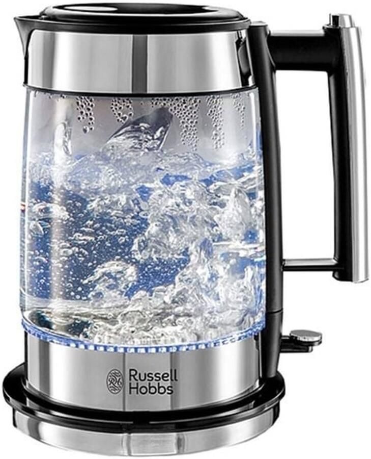 Russell Hobbs 23830-70 Elegance Glass Glazen Waterkoker Zilver - Foto 2