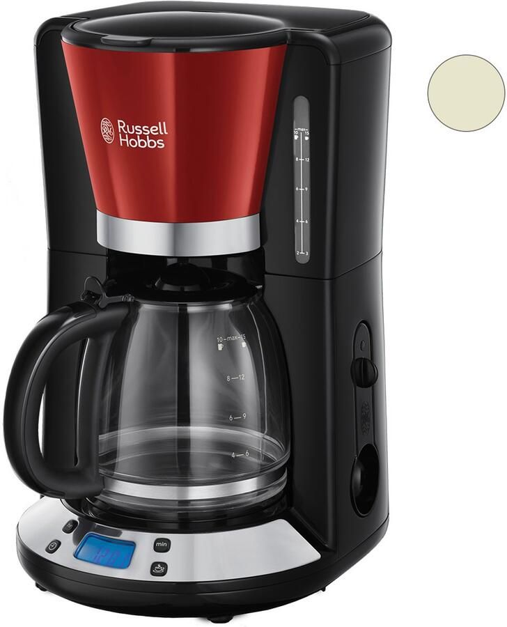 Russell Hobbs Colours Plus+ Flame Red 2403156 | Filterkoffiezetapparaten | Keuken&Koken Koffie&Ontbijt | 24031-56 - Foto 2
