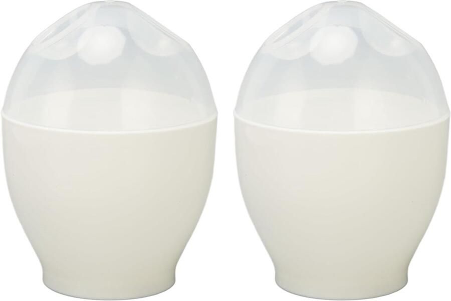 RUX Eierkoker magnetron Eierkoker electrisch Wit 10cm x 10cm x 7cm