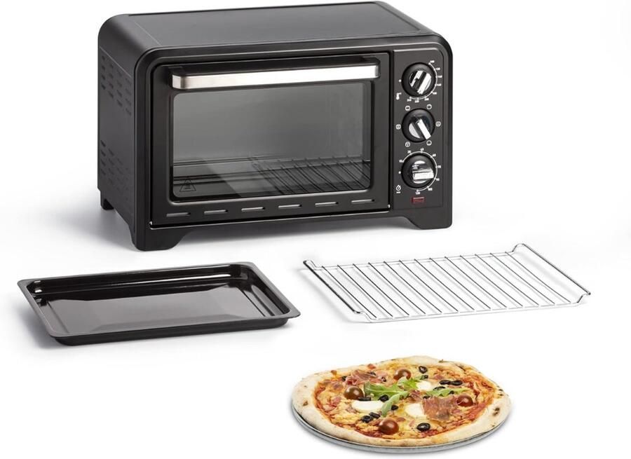 RUX Heteluchtoven Oven Airfryer Oven 28 Liter Zwart ‎32cm x 47cm x 28cm