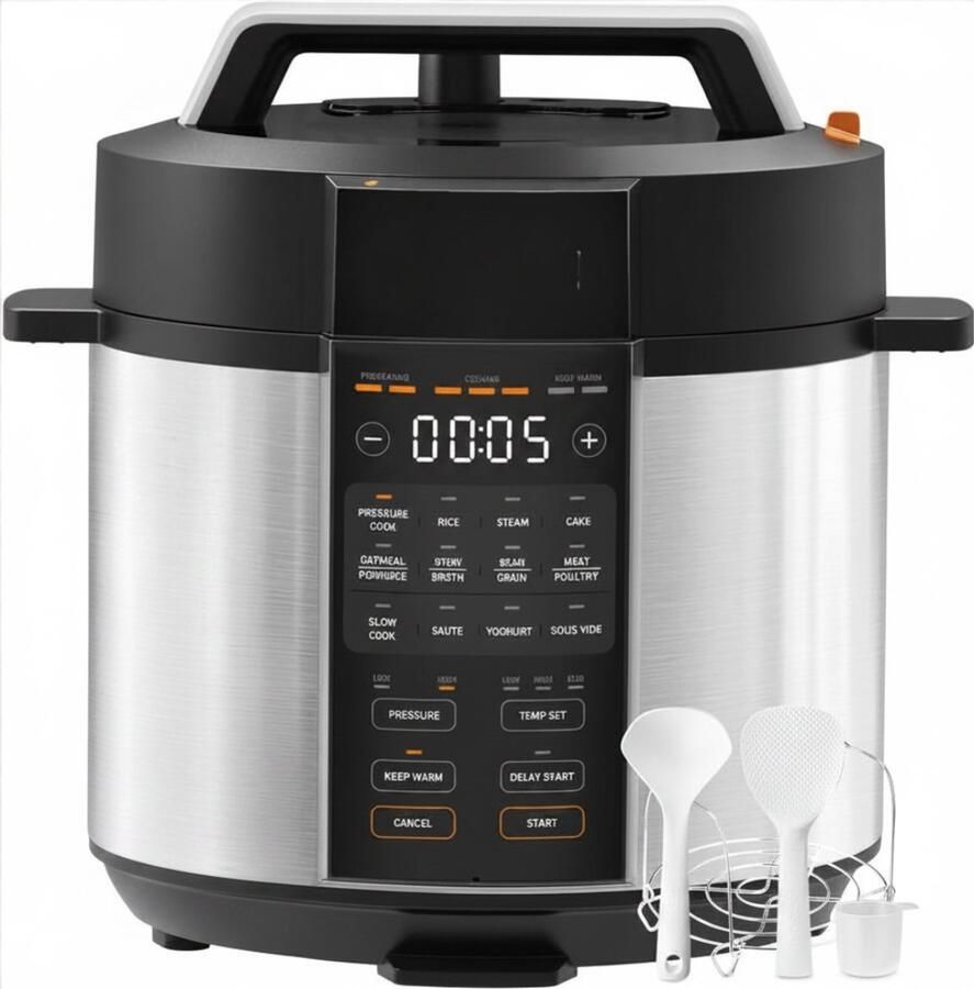 YOR Multicooker Multicookers Zwart 32cm x 34cm x 32cm
