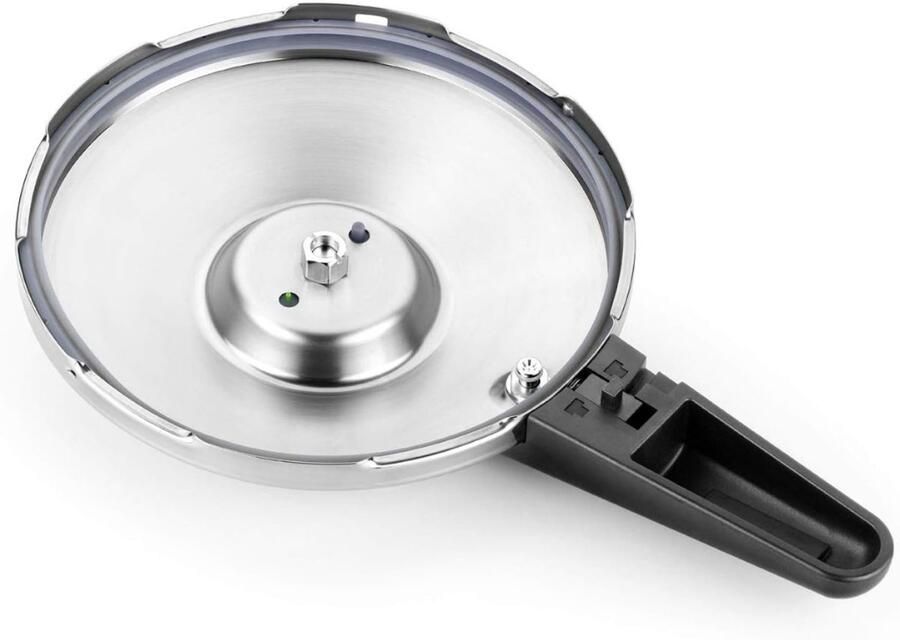 RUX Snelkookpan Inductie Slowcooker Snelkookpan Elektrisch 6L Zilver 41cm x 27cm x 25cm
