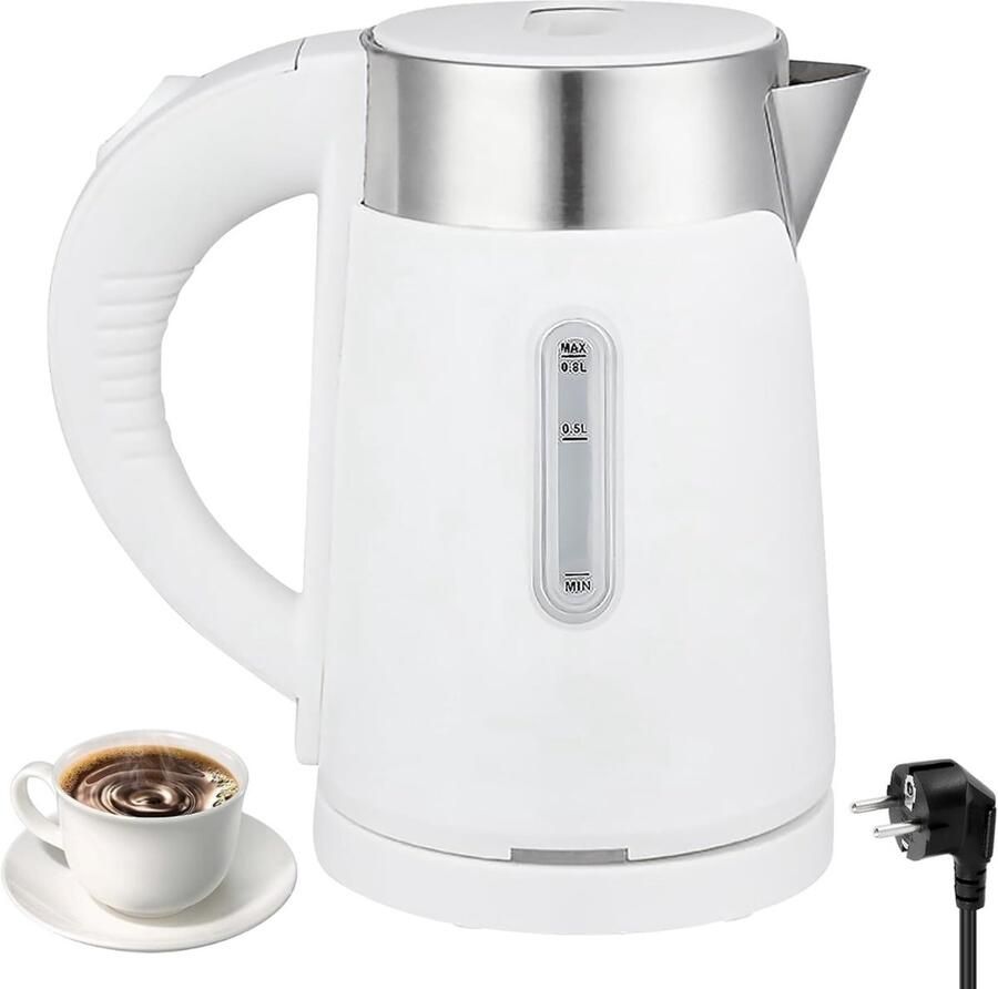 Quvo Waterkoker camping Waterkoker klein Waterkoker reis Wit 40cm x 40cm x 40cm