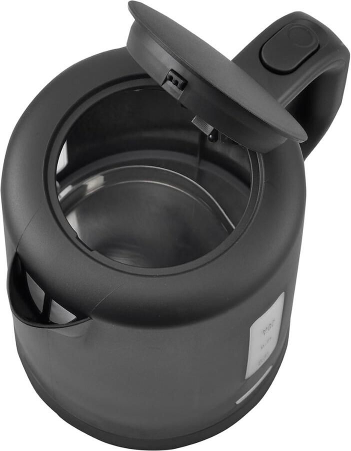 RUX Waterkoker camping Waterkoker klein Waterkoker reis Zwart 18cm x 15cm x 20cm