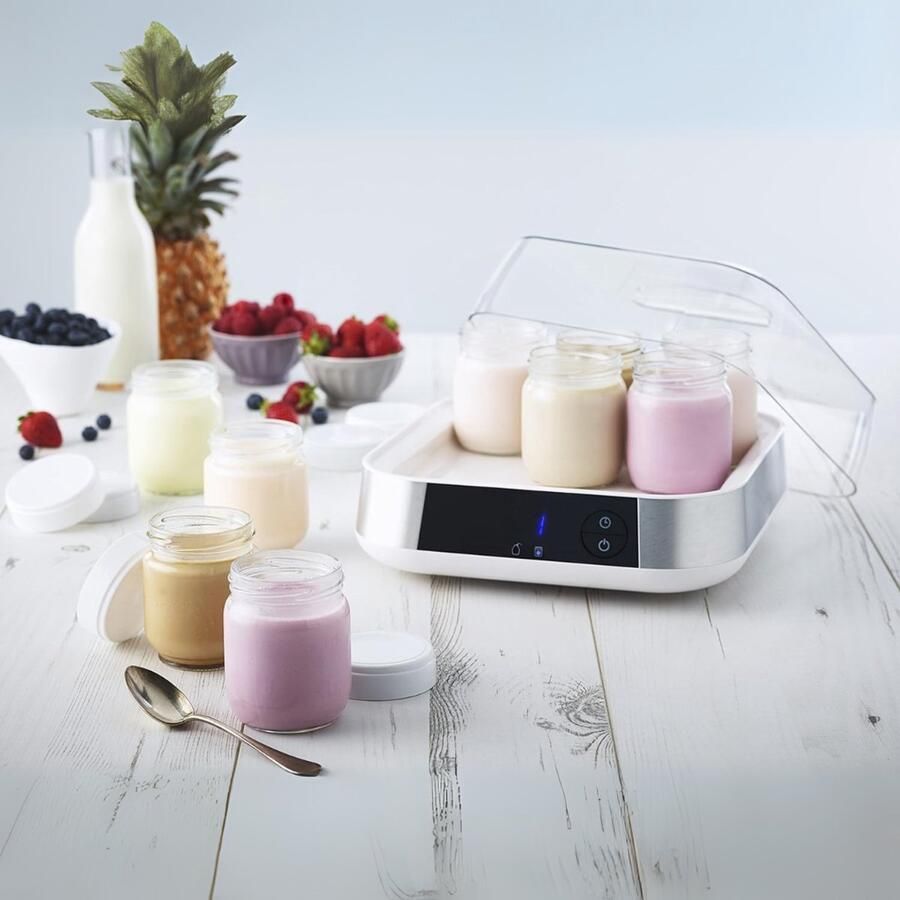RUX Yoghurtmaker Citruspers Ijsmachine Zilver ‎26cm x 25cm x 16cm