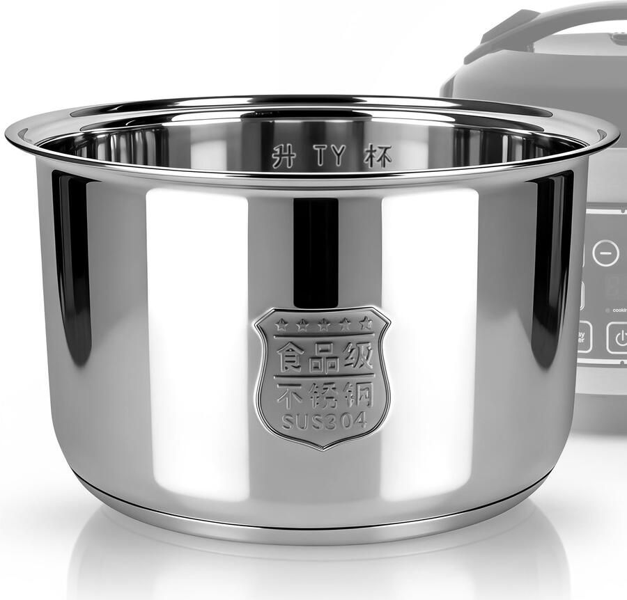 RVS Binnenpan voor Rice Cooker Geschikt voor Modellen