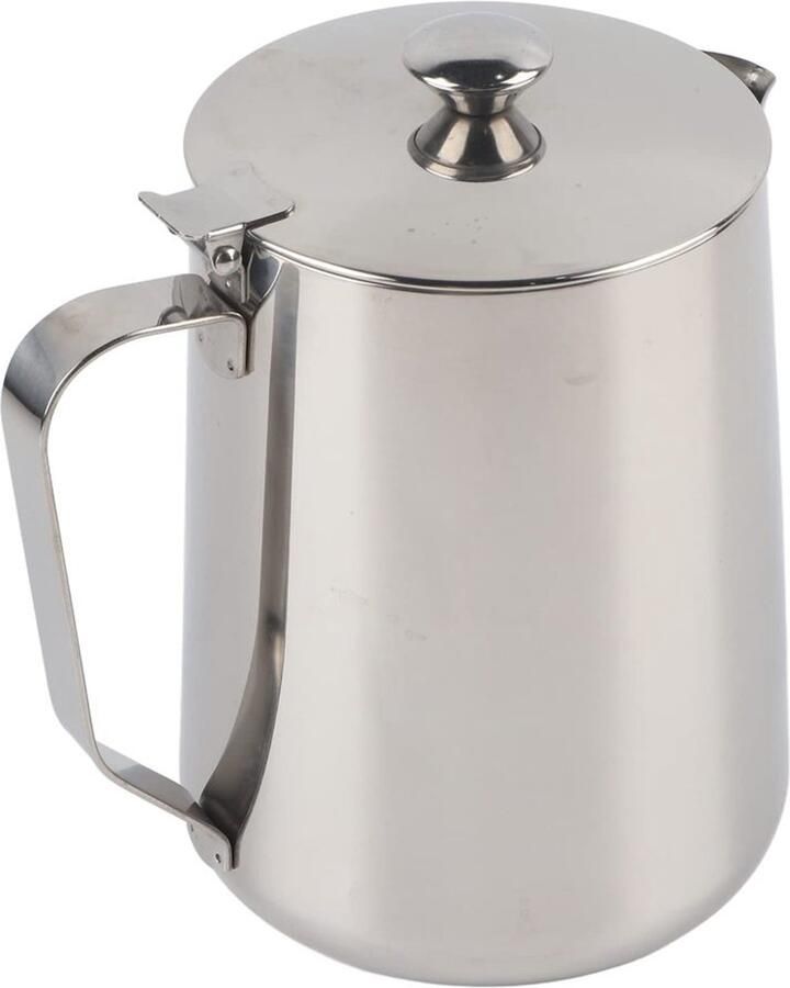 RVS Melkopschuimer met Deksel 1500 ml