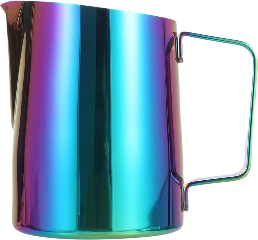 RVS Melkopschuimer met Handvat 500ml voor Cappuccino en Latte Art